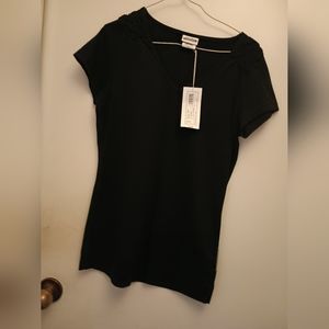 Black size small brand Midtown 99% cotton 9%spandex new with tags